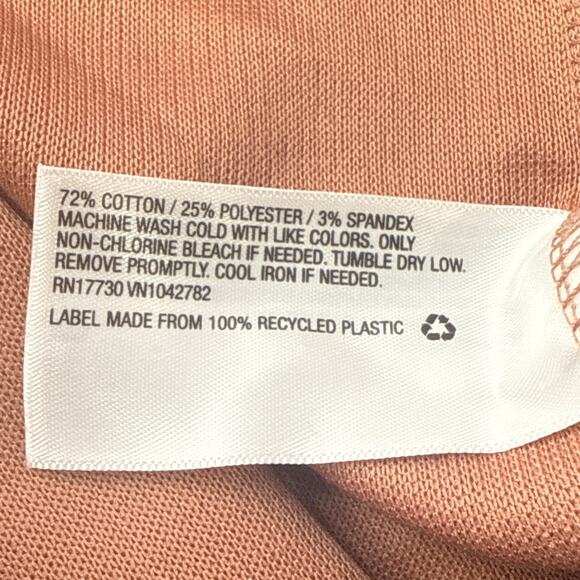 Women's Plus Size Ribbed Cropped Straight Leg Pants Ava & Viv Brown 2X (20W/22W) - Picture 7 of 7